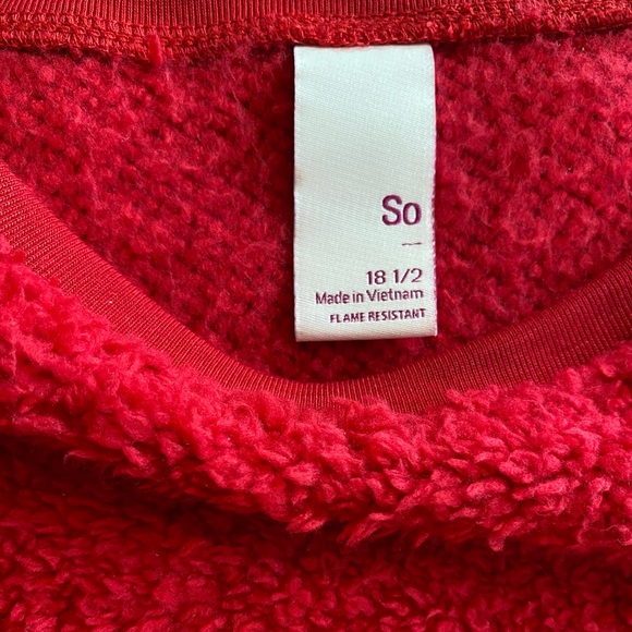 SO Holiday Pajama Set Fleece Christmas REINDEER Girls PLUS 16 18 (Top is NWT) - Picture 5 of 9